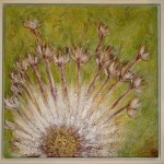 Pusteblume mit Rahmen