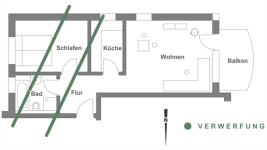 Festgestellte Verwerfung